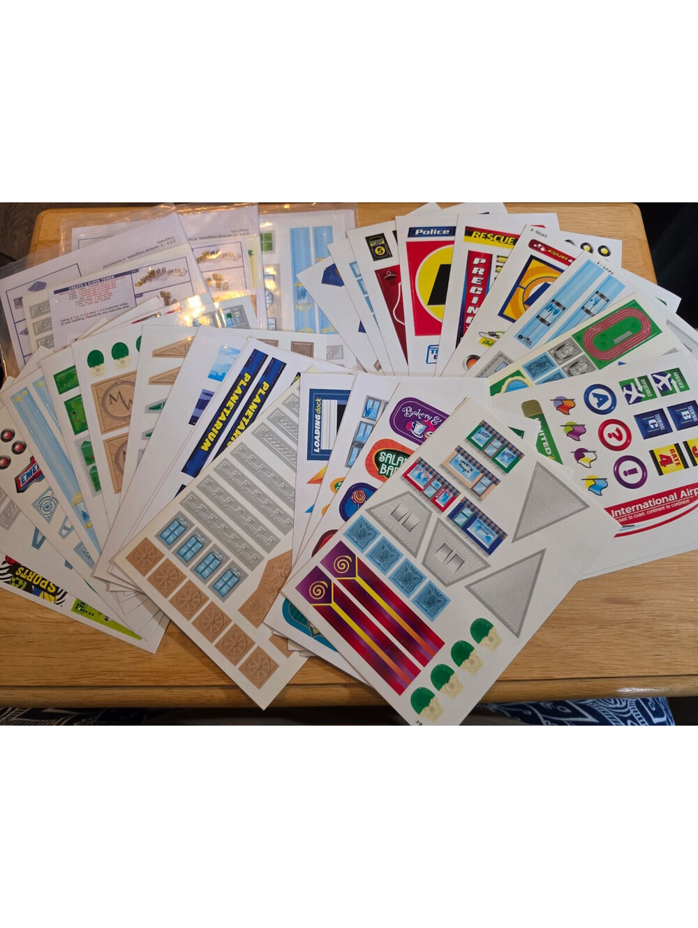 Assorted Random Stickers For Crafting Or Scrapbooking